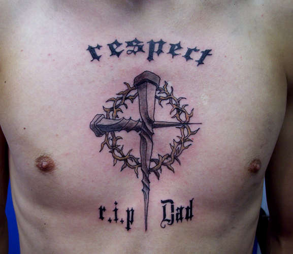 Twisted Cross tattoo