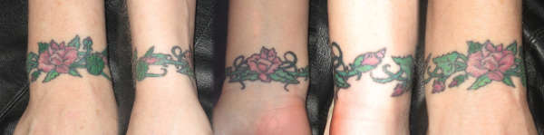 Sherrys Right Wrist tattoo