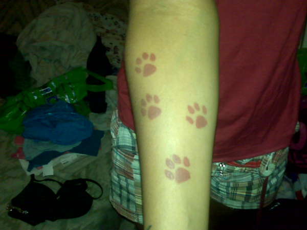 paw tattoo