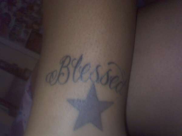 Blessed tattoo
