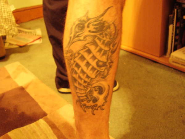 Seahorse tattoo