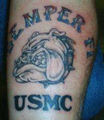 Semper Fi tattoo