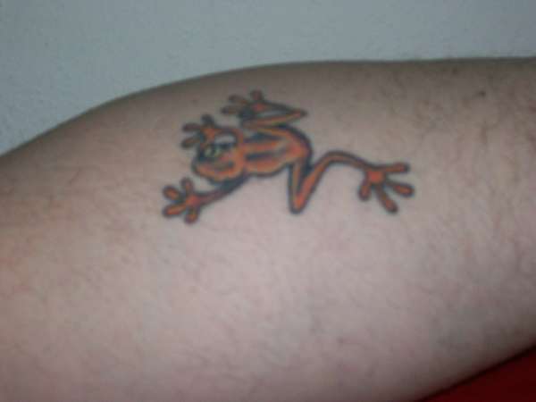 Frog tattoo