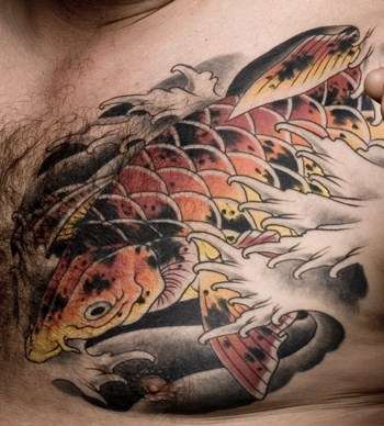 Koi Carp by Nikole Lowe tattoo