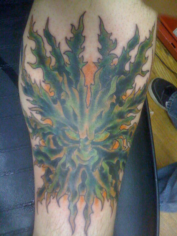 The Green Man tattoo