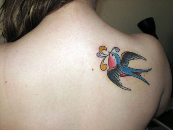 Beautiful Swallow tattoo