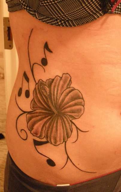 Hibiscus tattoo
