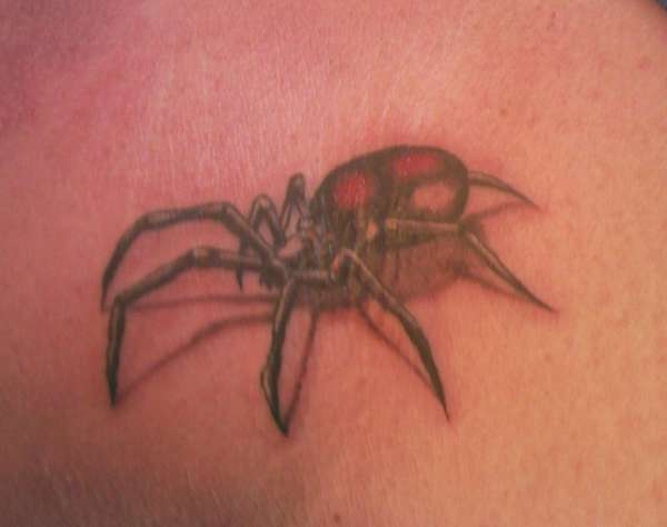 black widow tattoo