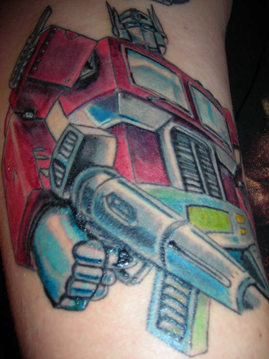 optimus prime tattoo