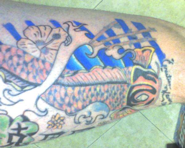 More shading pracvtice on my koi tattoo