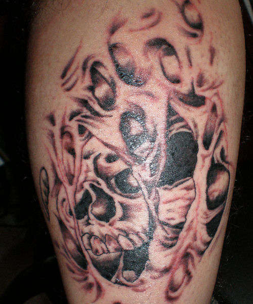 My calf Tat tattoo