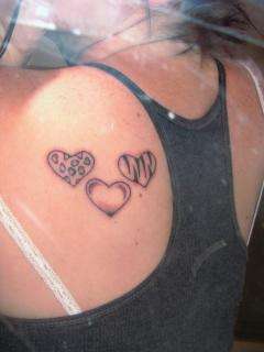 bff love tattoo