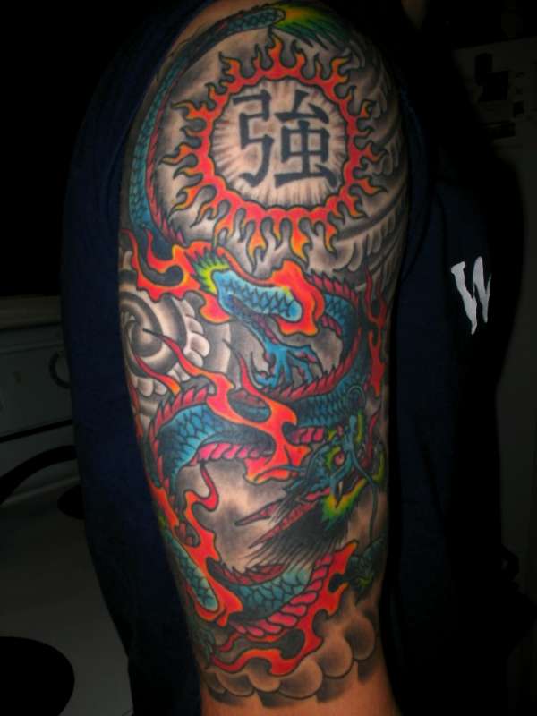 Dragon- strength tattoo
