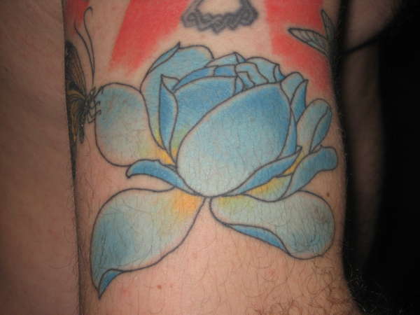 Blue Lotus tattoo