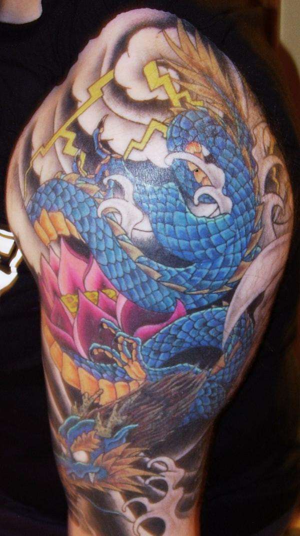 Blue Dragon 1of3 tattoo