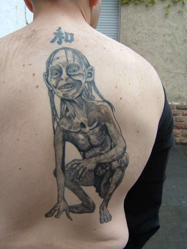 Gollum tattoo