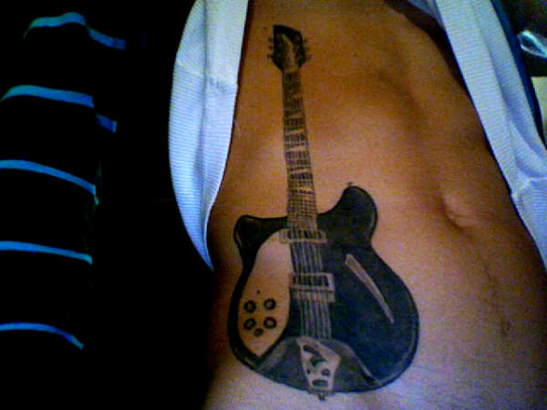 rickenbacker 360 guitar tattoo