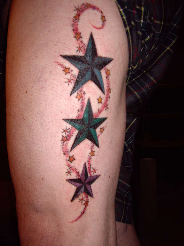 three stars tattoo