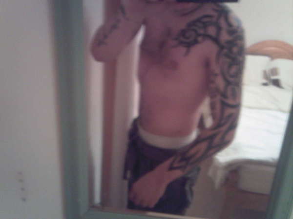 tribal sleeve tattoo