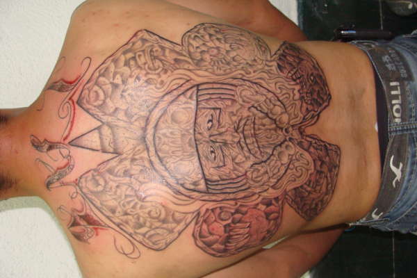 aztec calender tattoo