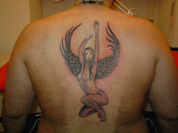 Angel tattoo