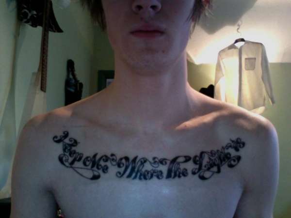 Keep Me Where The Light Is tattoo