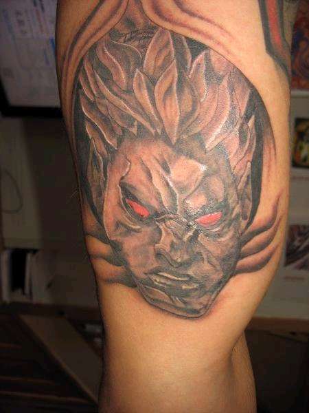 angry fellow tattoo