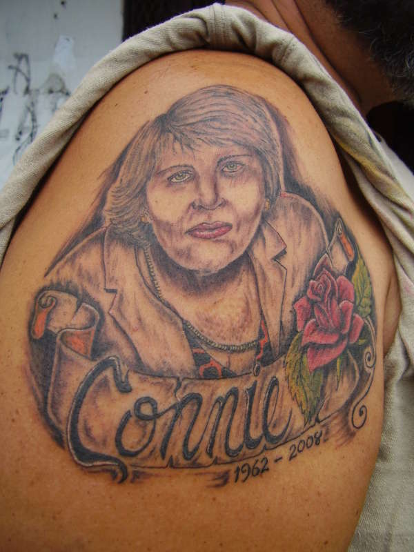 CONNIE S portrait tattoo