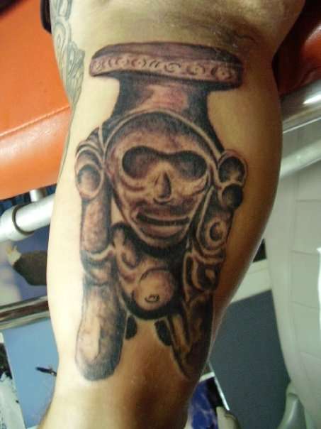 cojoba s god (tainos roots) tattoo