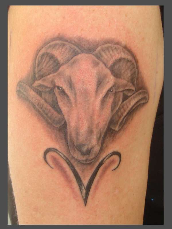 Aries Ram tattoo