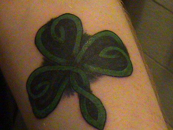 my celtic shamrock tattoo