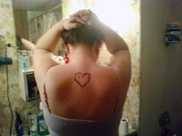 Tattered Heart tattoo