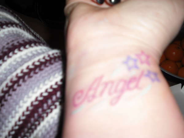 angel tattoo