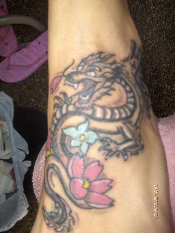 dragon - kanji tattoo