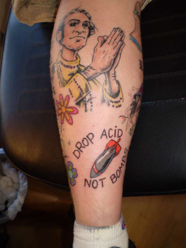 Acid not bombs tattoo