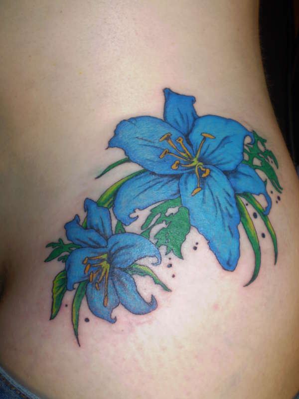 Blue... tattoo