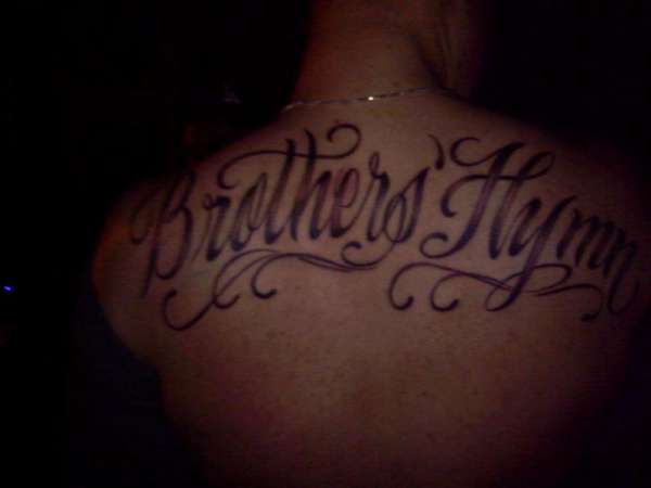 Brothers' Hymn tattoo