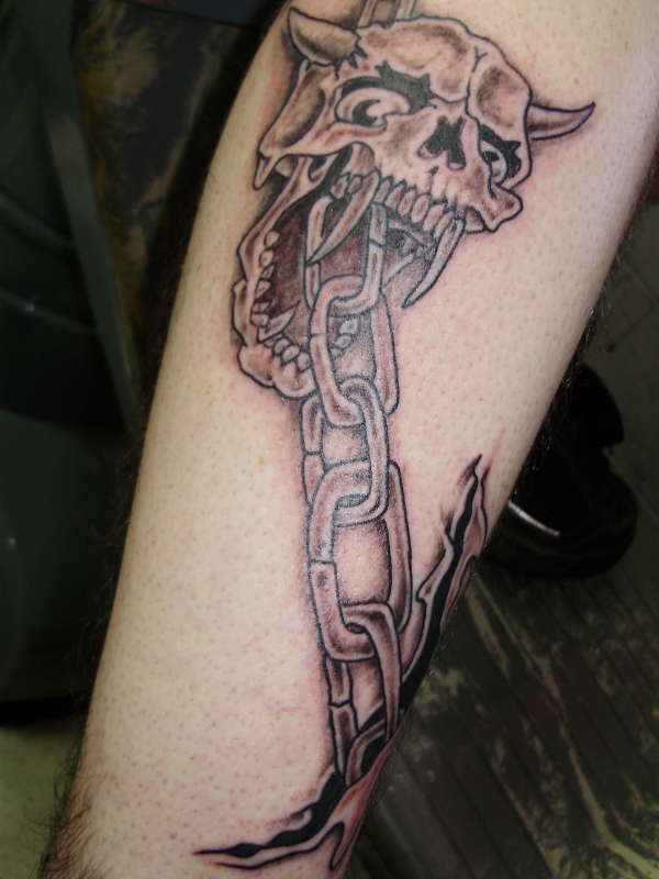 Evil tattoo
