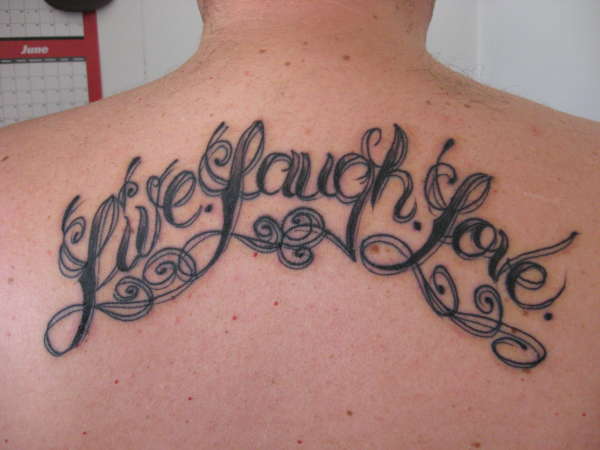 Live Laugh Love Memorial Tattoo tattoo