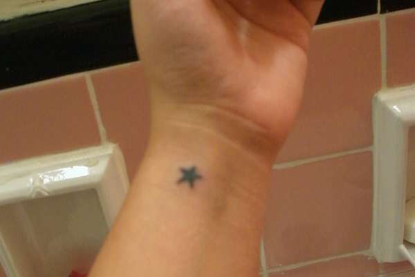 just a little wrist tat tattoo