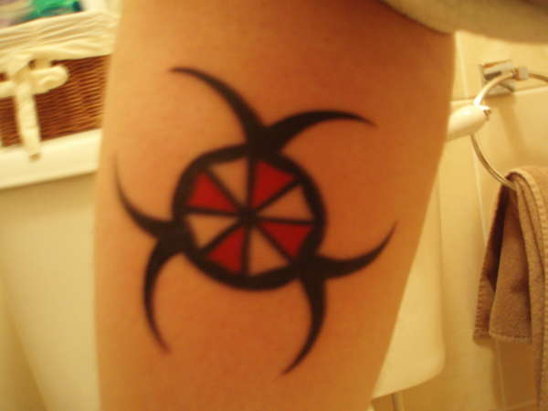 resident evil umbrella tattoo