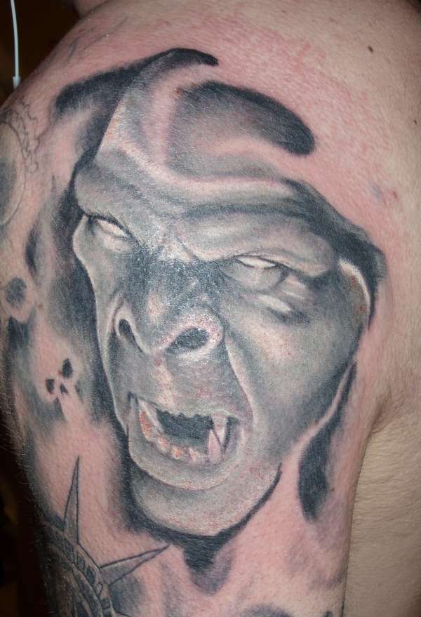 custon demon tattoo