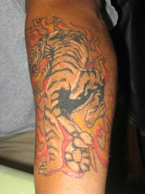 grrr.  Tiger tattoo