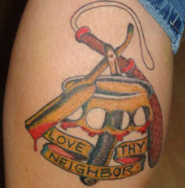 love thy neighbor tattoo