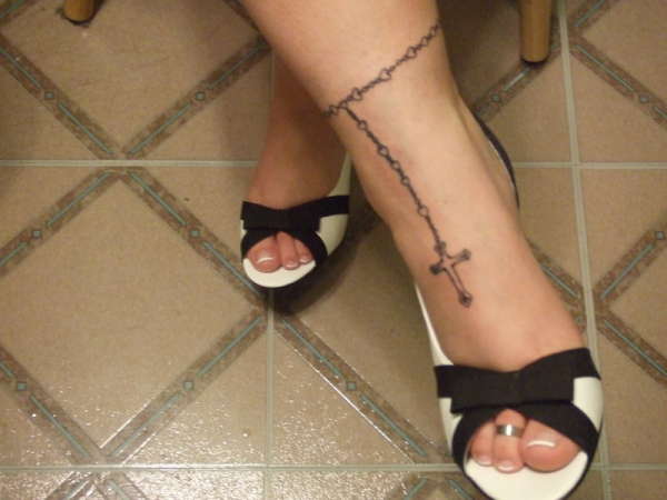 rosary tattoo