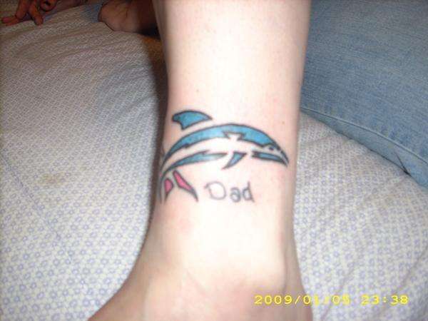 Blue Dolphin tattoo