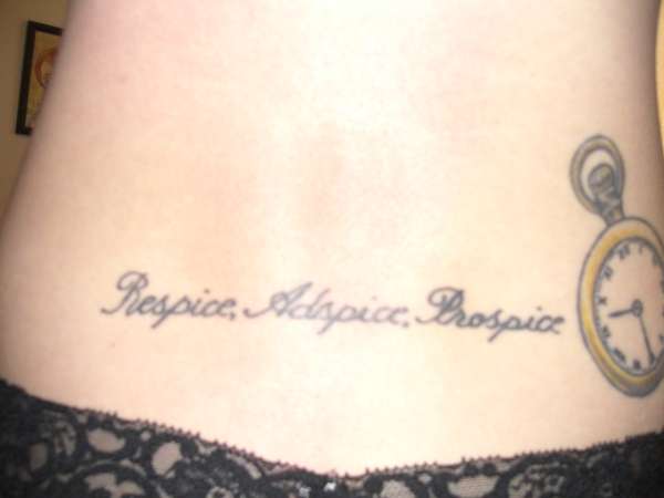 Respice Adspice Prospice tattoo
