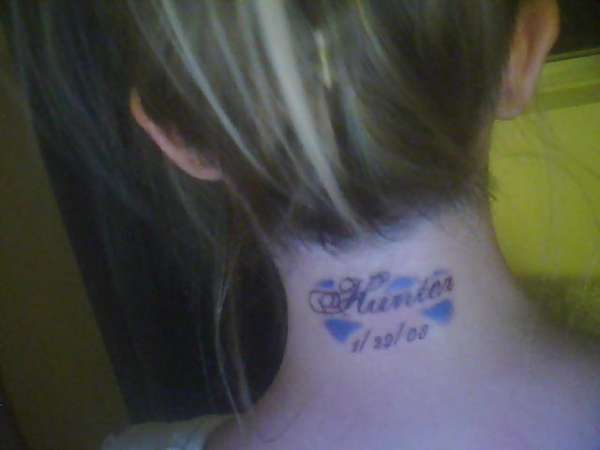 neck tattoo