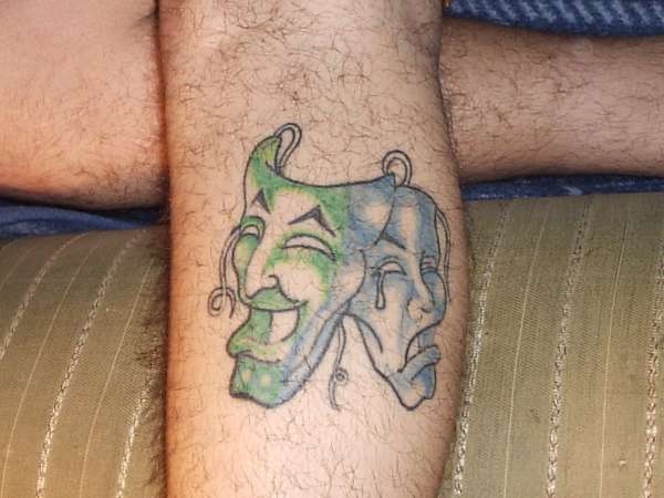 comedy and tragedy tattoo