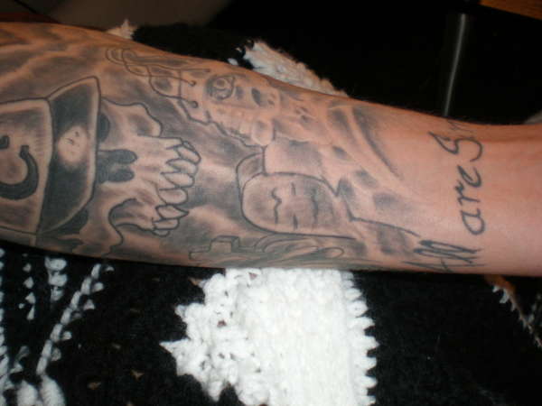right arm tattoo